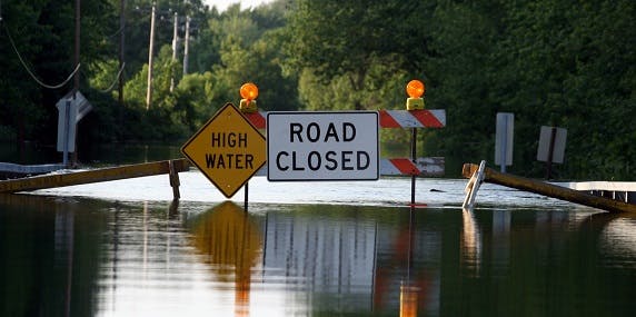 Flood closure