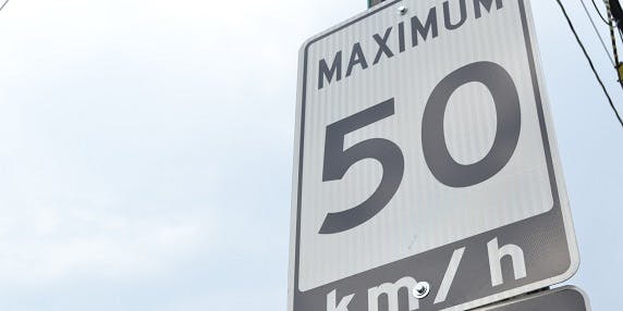 Speed limit sign2023